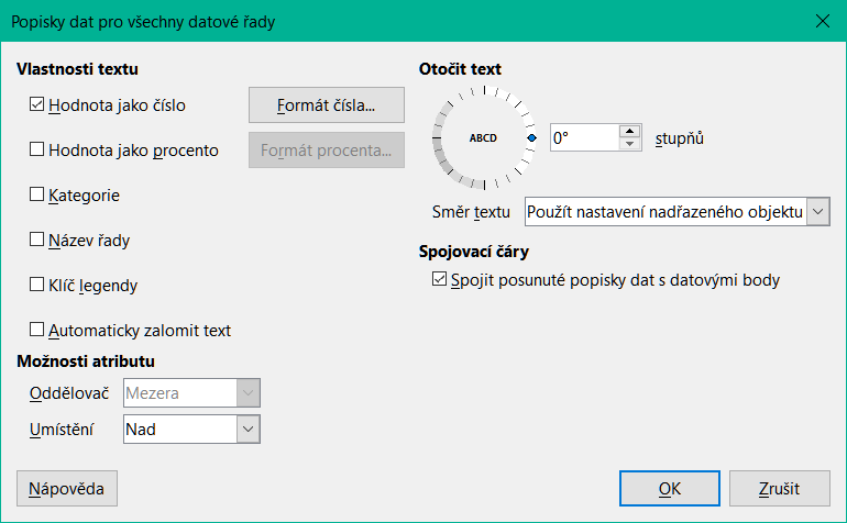 Dialogové okno popisky dat pro všechny datové řady