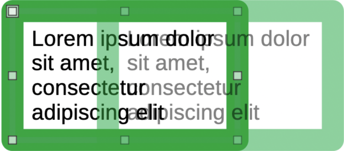 Příklad přesunu textového pole