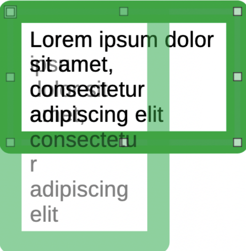 Příklad změny velikosti textového pole