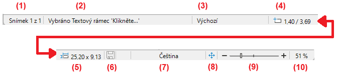 Stavový řádek
