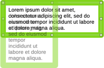 Příklad změny velikosti textových polí