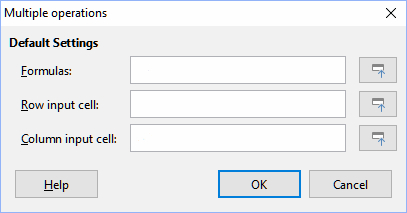 Multiple Operations dialog