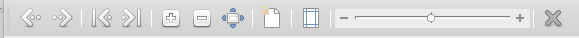 Print Preview toolbar