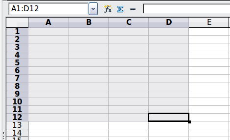 Reference operator for a range