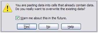 Linking sheets: pasting a formula to a cell range