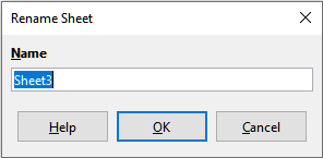 Rename Sheet dialog