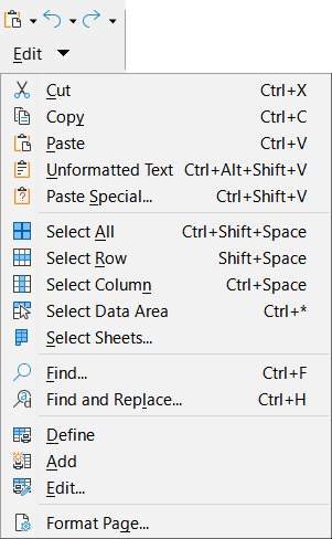 Groupedbar Compact interface - Edit group and menu