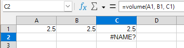 The macro function is not available