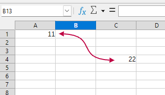 Graphic connectors in Calc
