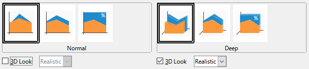 Chart Type dialog - 2D and 3D Area