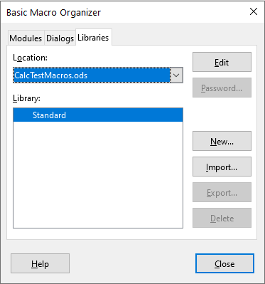 Basic Macro Organizer