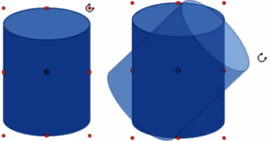 Example of manual rotation