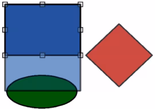 Example of editing individual object within a group
