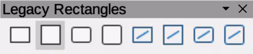 Legacy Rectangles toolbar