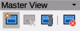 Master View toolbar