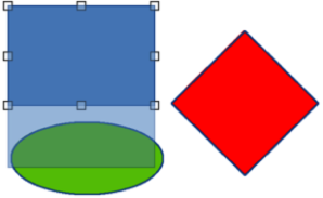 Figure 2: Example of editing individual objects in a group.