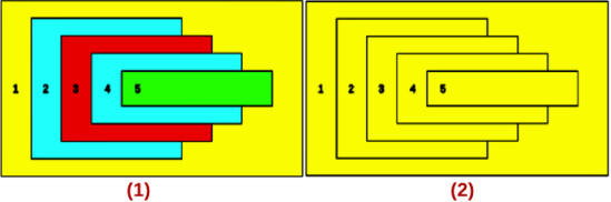 Figure 5: Example of splitting combined objects