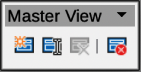 Figure 5: Master View toolbar