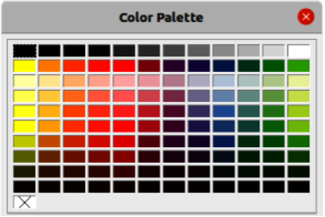 Figure 27: Color Bar (Color Palette)