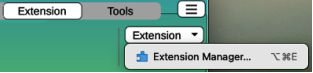 Figure 12: Tabbed User Interface — Extension tab