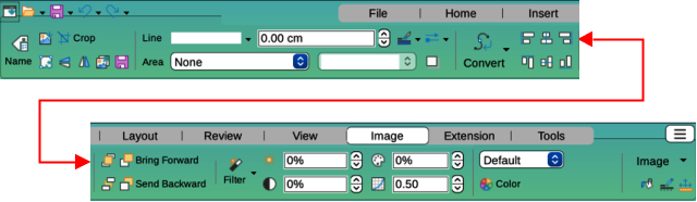 Figure 15: Tabbed User Interface — Image tab
