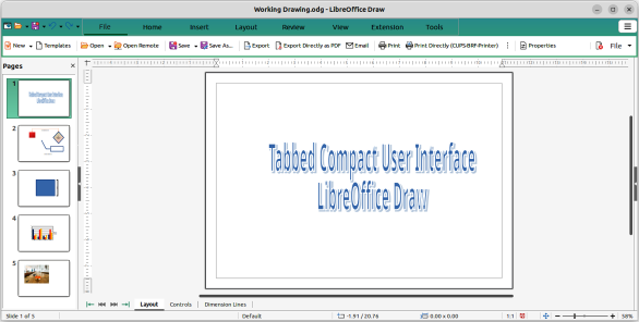 Figure 20: Tabbed Compact User Interface