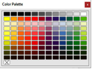 Color Palette (Color Bar)