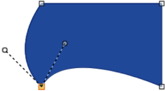 Example of changing corner point