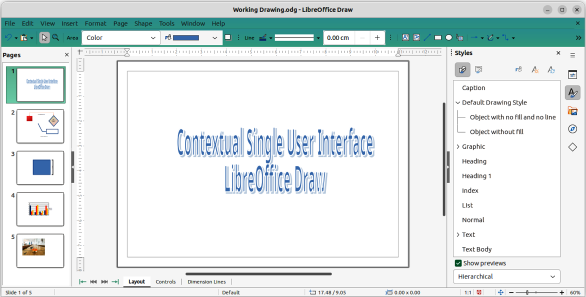 Contextual Single User Interface