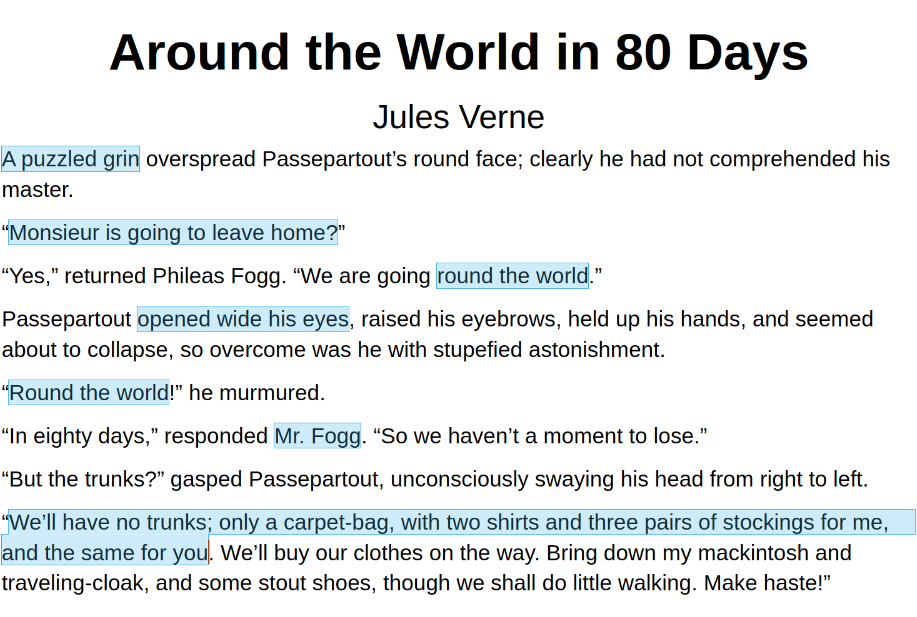 Selecting items that are not next to each other