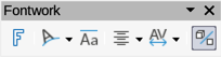 Fontwork toolbar