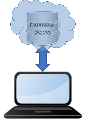 Remote database server