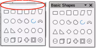 Example of creating floating sub-toolbar from a tool palette