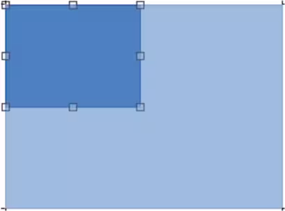 Example of adjusting object size