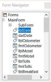 Form Navigator