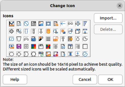 Figure 6: Change Icon dialog