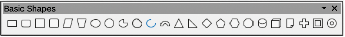 Basic Shapes sub-toolbar