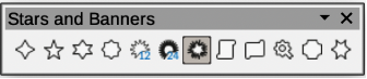 Stars and Banners sub-toolbar