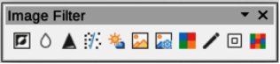Image Filter sub-toolbar