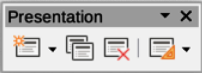 Presentation toolbar