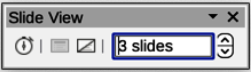 Slide View toolbar