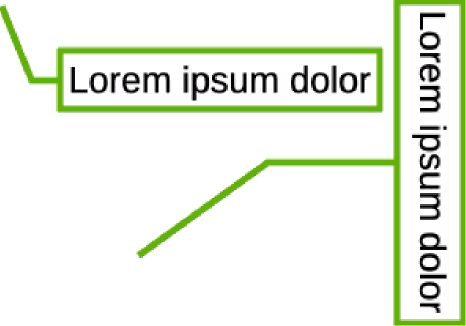 Examples of text callouts