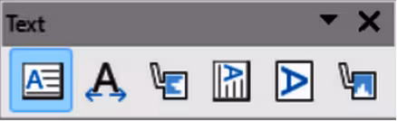 Text toolbar
