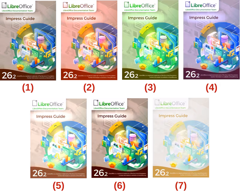 Examples of adjusting color levels
Original
25% Red
25% Green
25% Blue
25% Brightness
50% Contrast
