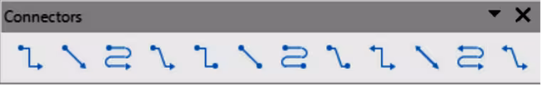 Connectors subtoolbar