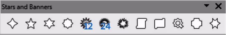 Stars and Banners subtoolbar