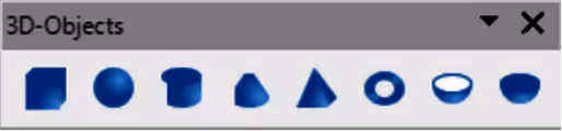 3D-Objects subtoolbar