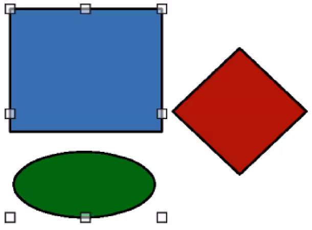 Example of grouping objects