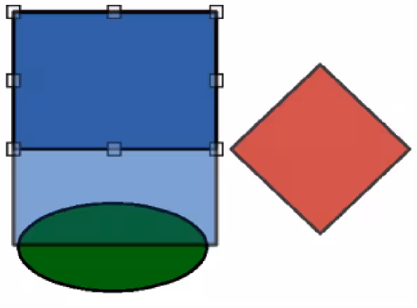 Example of editing inside a group