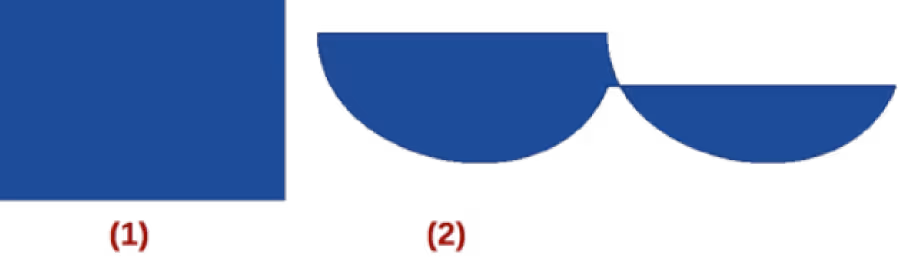 Example of slant distortion
Original shape
